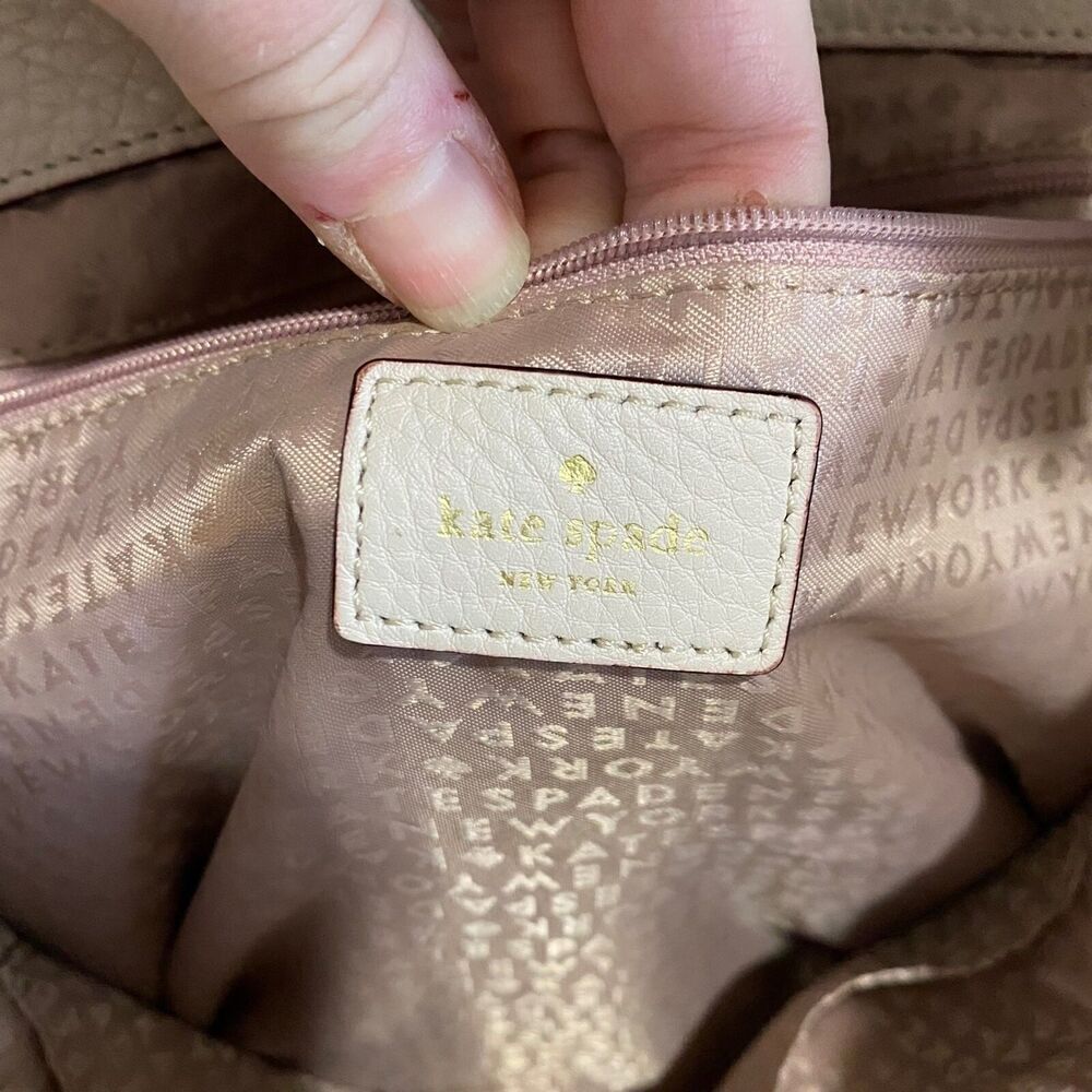 Kate Spade Wilder Grey Street Backpack Soft Pink Pebbled Leather - Picture 10 of 12